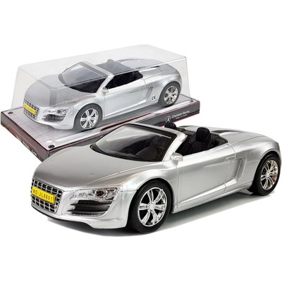 LEAN Toys Autíčko Cabriolet Silver 1:18