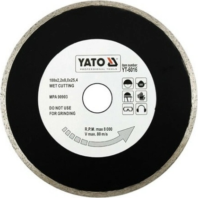 Yato Kotúč diamantový 200 x 25,4 x 2,2 mm YT-6017