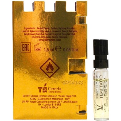 V Canto Temptatio parfum unisex 1,5 ml vzorka