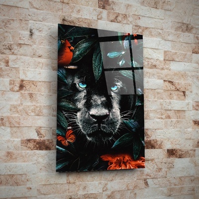 Art gift Стъклено АРТ пано - Пантера в сянка