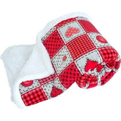 Arome Home Deka s beránkem Tisk Knoflíky 150x200