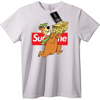 NOONEBRAND Yogi Bear Supreme тениска - 2XL, White