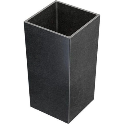 Granisil granitový květináč KUBI 60 cm Černý
