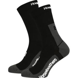 Horsefeathers Мъжки чорапи за колоездене Horsefeathers Cadence Long Bike Socks Cycling socks - Black - размер 37-39 (EU) (207-1218-0111)