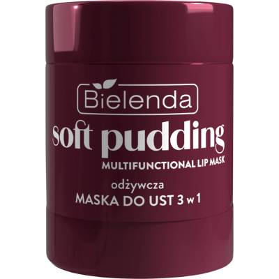 BIELENDA SOFT PUDDING Vyživující maska na rty 3v1, Very Cherry 12 g