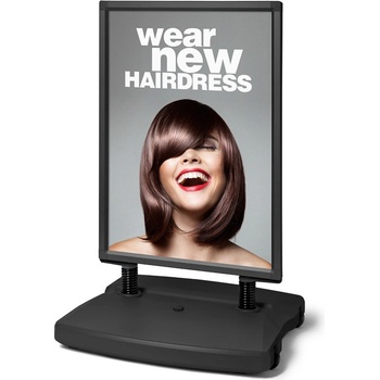 Jansen Display WINDTALKER City 70x100 - čierny, 835 x 1308 mm