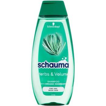 Schwarzkopf Schauma Herbs & Volume Shampoo 400 ml шампоан за обем с розмарин за жени