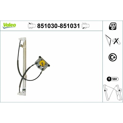 Mechanizmus zdvíhania okna VALEO 851030