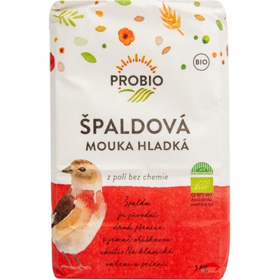 ProBio Špaldová hladká mouka Bio 1kg – Zboží Dáma