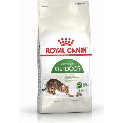 Royal Canin Outdoor гранули за котки с често движение навън 2 кг
