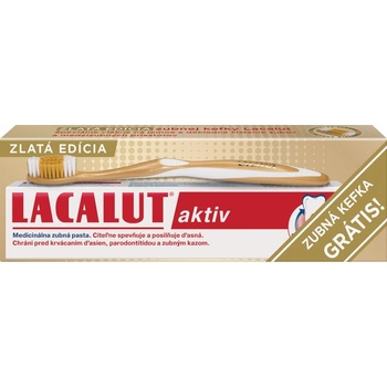 Lacalut Aktiv Gold Edition zubná pasta 75 ml