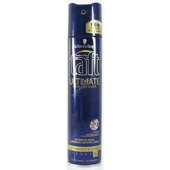 Taft Ultimate lak na vlasy 6 maximálne silný s kryštálovým leskom 250 ml