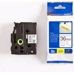 Brother TZe-S261 Tape, Black on White, Adhesive, 36mm, 8m (TZES261) - megamag