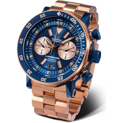 Vostok Europe 6S21/620E631B Ocel se zlatým PVD