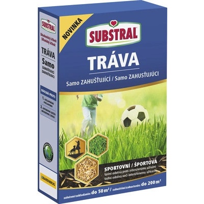 Trávna zmes SUBSTRAL samozahusťujúca športová 1 kg