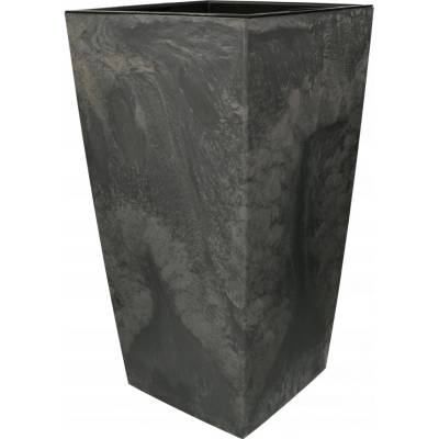 Prosperplast Kvetináč s vložkou Urbi Square 33 x 61 x 33 cm Š x V x H, antracitová/betón