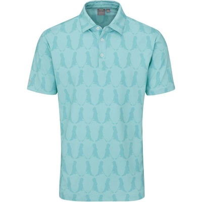Ping Mr. PING Printed Polo Aruba blue