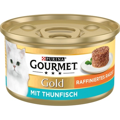 Gourmet Gold Raffiniertes Ragout Tuniak 12 x 85 g