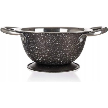 BANQUET Cedník nerezový plytký GRANITE Brown 16 x 7,7 cm