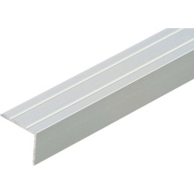 Cezar Profil AL schodový 25x20 mm elox Striebro 2,7 m
