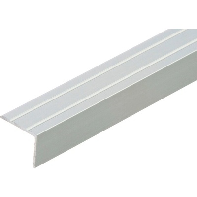 Cezar Profil AL schodový 25x20 mm elox Striebro 2,7 m