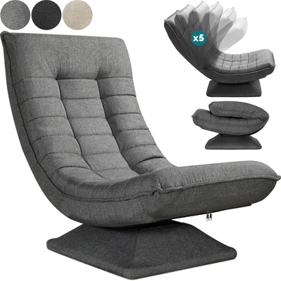 Casaria Aerdeen 87 x 60 x 105 cm šedá 109635