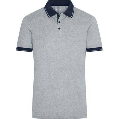 James Nicholson pánská polokošile JN706 Grey Heather