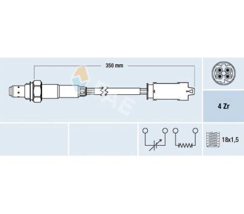 Lambda sonda FAE 77368