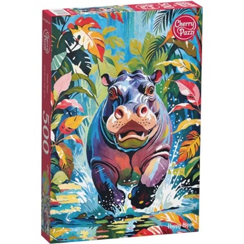 Cherry Pazzi - Puzzle Happy Hippo - 500 piese