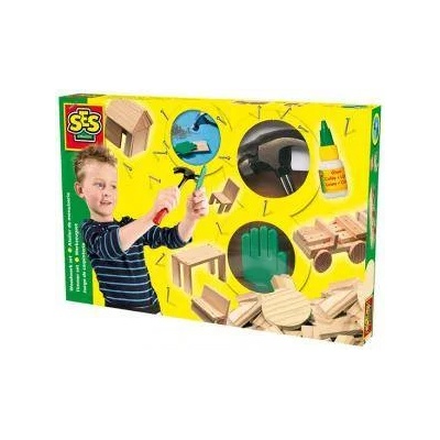 SES Creative Детски креативен комплект - Дървени фигури, ses, 080269