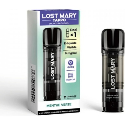 Lost Mary Tappo cartridge Spearmint 1 x 2 ml 0 mg