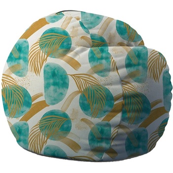 Image 1 of Pufrelax Барбарон 600л. King Size, Golden Breeze, Перящ се калъф, Пълнеж с микс от мемори пяна и дунапрен, Принт