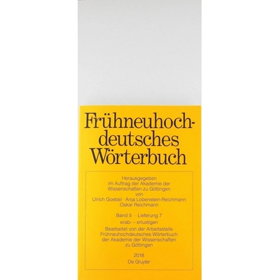 Band 5/Lieferung 7 erab – erscheinung