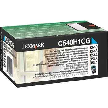 Lexmark Тонер C540H1CG, C540/X544DN, 2000 страници/5%, Cyan (3020103241)