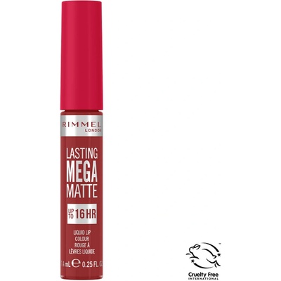 Rimmel Lasting Mega Matte dlhotrvajúci matný tekutý rúž 500 fire starter 7,4 ml