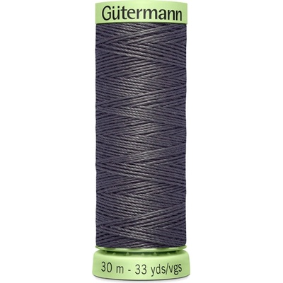 Knoflíková prošívací nit Gütermann šedá