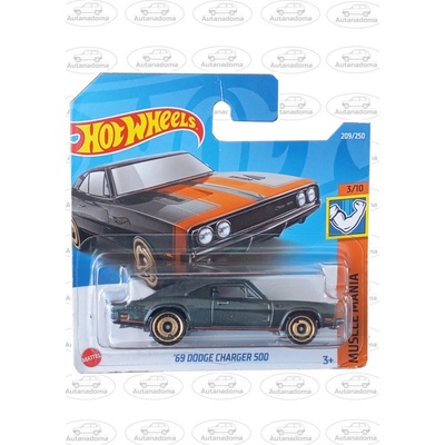 Mattel Hot Wheels Dodge Charger 500 1969 1:64