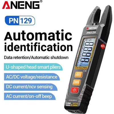 ANENG Амперклещи cat iii с u-образна челюст за ac/dc ток aneng pn129 (6976155140608)