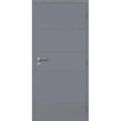 Doornite Quatro profilované šedé levé 90 cm