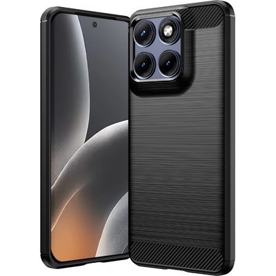 Motorola Карбонов TPU Калъф за Motorola Edge 70 Fusion+ 5G / Fusion 5G - Четкана текстура, Антиотпечатък, 3 цвята