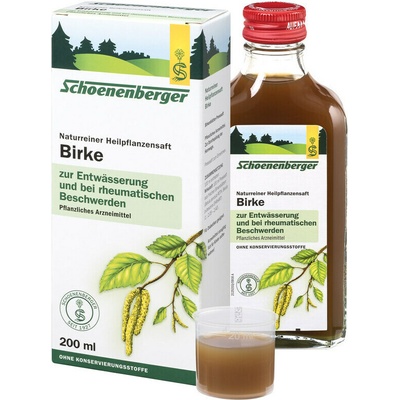 Bio čerstvá rastlinná šťava Schoenenberger Breza 200 ml