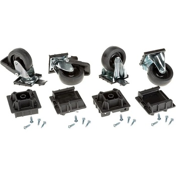 Ferplast Kit Wheels L442 - Комплект колела за транспортни чанти за кучета и корки Atlas Car 80 и 100 Scenic, Atlas Car Mini, 80, 100 и Maxi