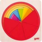 Goki Дървен пъзел Goki - Кръгче (57737) - ozone