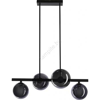 Candellux Пендел KAMA 4xG9/28W/230V черен/опушен черен (CA1033)