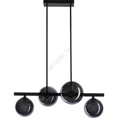 Candellux Пендел KAMA 4xG9/28W/230V черен/опушен черен (CA1033)