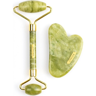 Skinly - Face Roller & Gua Sha - Jadeit