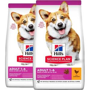 Hill's Hill s Science Plan Canine Adult Small & Mini Chicken 2 x 10 кг