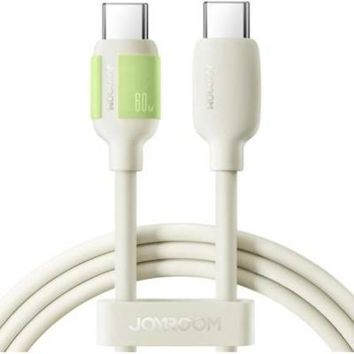 Joyroom S-A53 nabíjecí a datový USB-C na USB-C 1,2m béžový