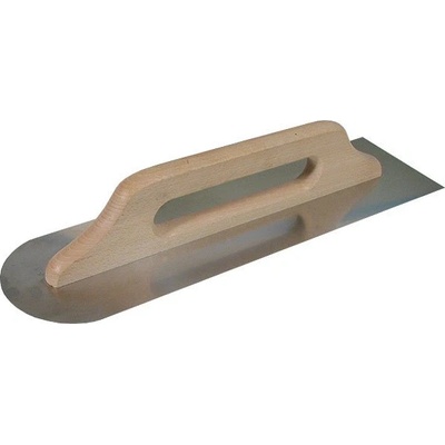 Extol Hladítko nerezové polokrúhle 480x130mm, dřevěná rukojeť