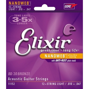 Elixir Acoustic Light pre 12 str. gitaru